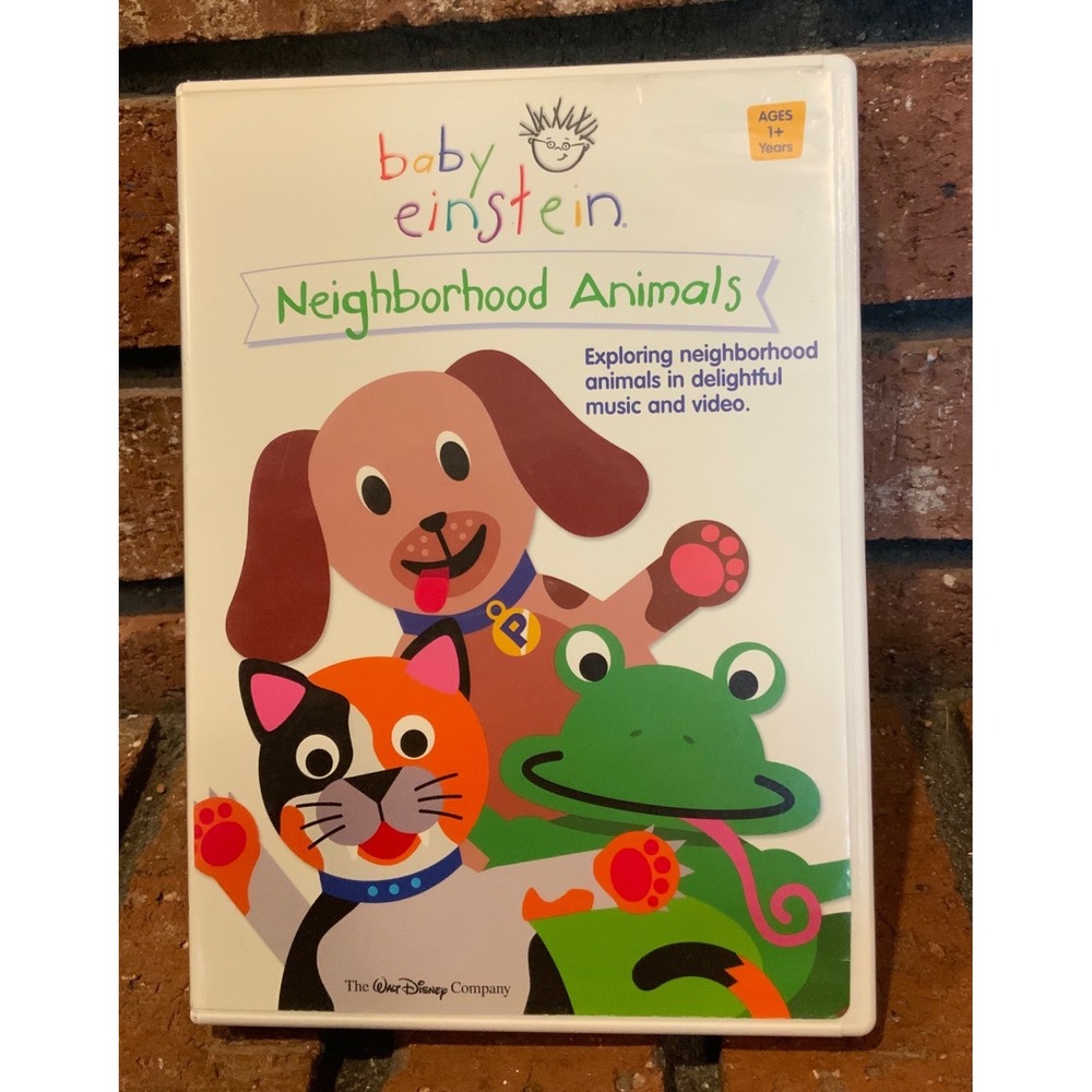 Baby Einstein Neighborhood Animals DVD Disney Kids Educational Video 2002